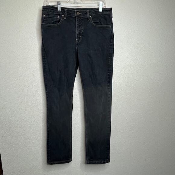 Levi's 511 Dk Wash Jeans Denim Slim Straight Size 34/32 - Picture 11 of 12